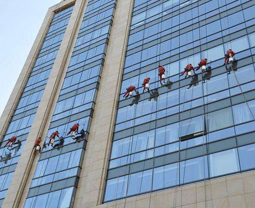 廬江高樓外墻清洗首選合肥匯高，專業建筑物清潔服務值得信賴